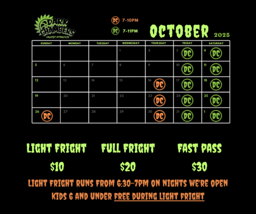 Dark Chambers poster