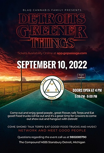 BLAQ CANNABIS FAMILY PRESENTS: Detroits Greener Things poster