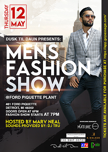Dusk Til Daun Presents: Men’s Fashion Show  poster