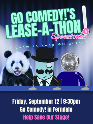 Go Comedy’s Lease-A-Thon Spectacular! | A Show to Keep GO Going poster