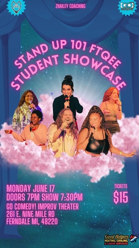 Femme, Them, & Queer Stand Up  Student Showcase poster