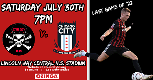 Steel City FC v. Chicago City SC poster