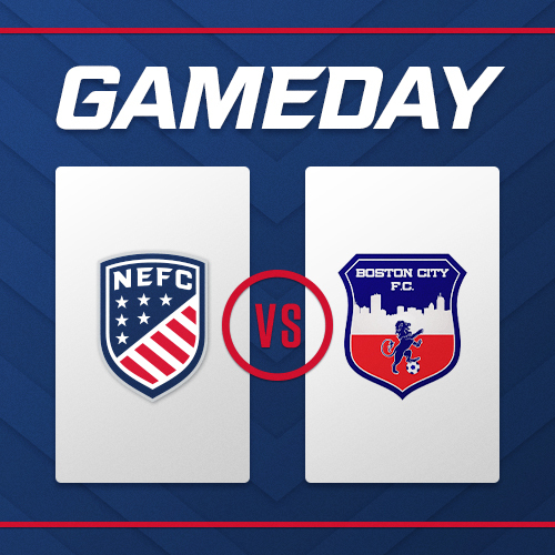 NEFC vs. Boston City FC poster
