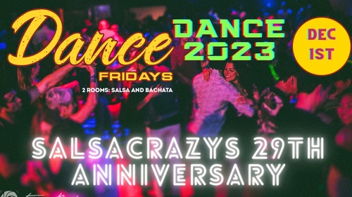 Dance Fridays - Salsa and Bachata Dancing in San Francisco poster