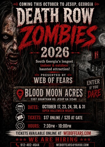 Web of Fears Haunted Forest Trail Walk 2026 poster