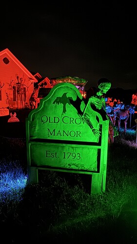 Old Crow Manor Haunted House poster