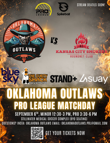 Stillwater OK  Exciting PRO League Matchday on Sept 6th poster