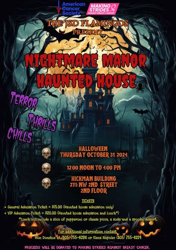 Morbid Manor Haunted House poster