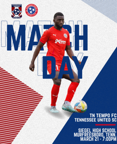 TN Tempo FC vs. Tennessee United Soccer Club poster