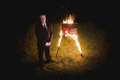 The Crow (1994) with Devil’s Night Gallery Film + Art Event poster