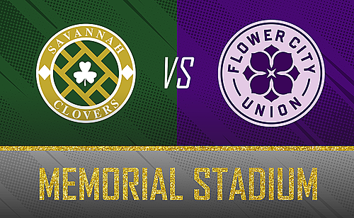 SAVANNAH CLOVERS vs. FLOWER CITY UNION 7.15.23 poster