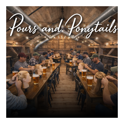 Pours & Ponytails poster