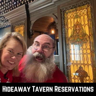 Hideaway Tavern & Patio:—Every Day Dining Reservations poster