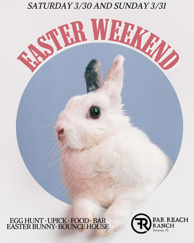 Easter Weekend Farm Pass poster