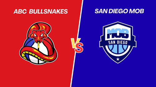 (1/10/26) NEW MEXICO ABC BULLSNAKES VS SAN DIEGO MOB poster