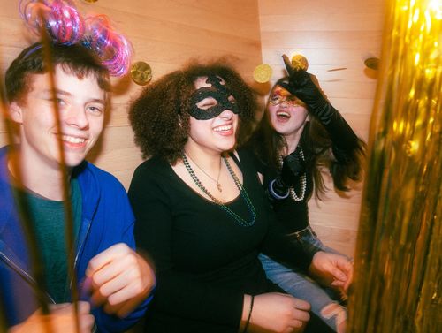 Art Prom: Masquerave poster