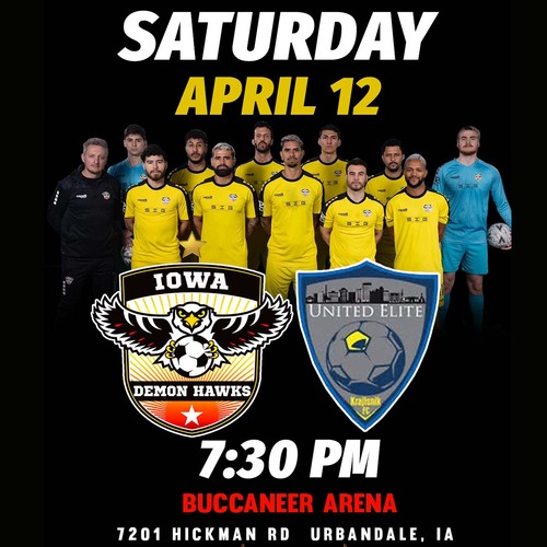 APRIL 12 MASL2 NATIONAL SEMI-FINALS poster