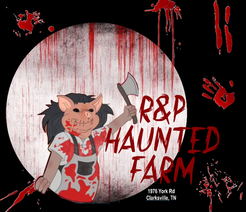 R & P Haunted Farm 2025 poster