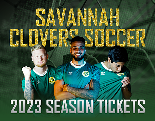 2023 SAVANNAH CLOVERS SEASON TICKETS poster