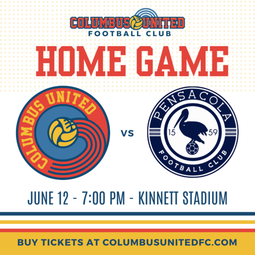 Columbus United vs. Pensacola FC poster