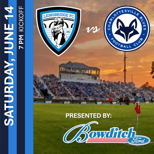 Lionsbridge FC vs Charlottesville Blues