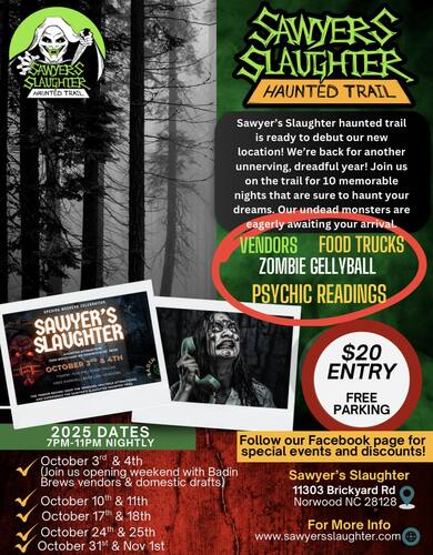 Sawyer's Slaughter poster