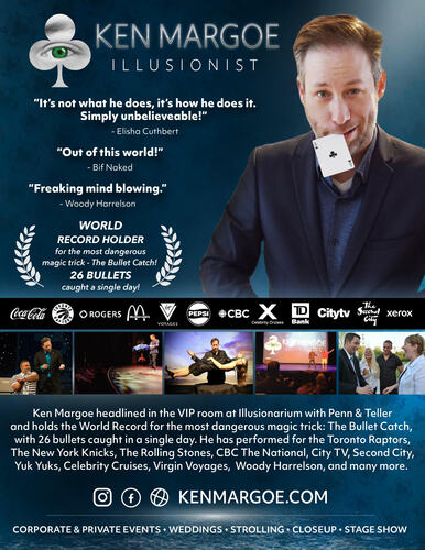 Comedy Magic" Dinner and Show featuring World Record Holder Ken Margoe poster