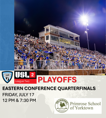 USL League Two Playoffs: Eastern Conference Quarterfinals (July 17, 2026) poster