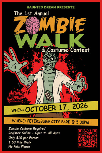 1st Annual Zombie Walk | Haunted Dream poster