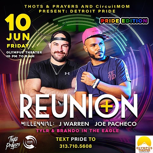 REUNION Presented by: Thots & Prayers and CircuitMOM Present poster