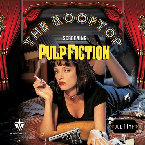 Pulp Fiction : Hollywood Glam! Rooftop Cult Classic Screening image