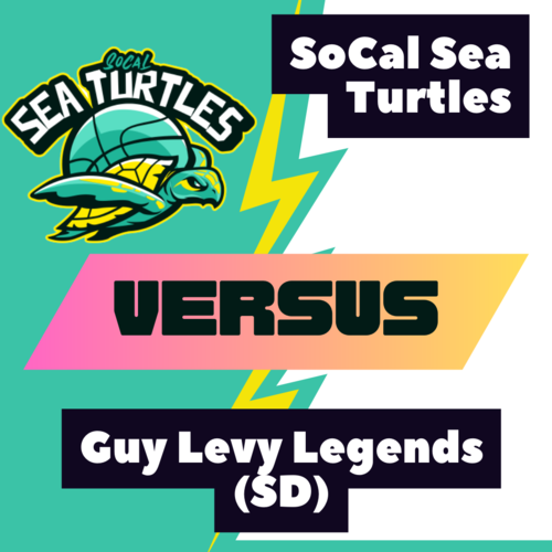 SoCal Sea Turtles Vs. Guy Levy Legends poster