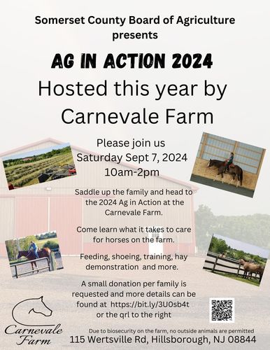 Somerset County Ag in Action 2024 poster