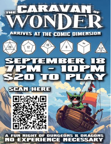 The Caravan of Wonder Arrives at Comic Dimension  poster