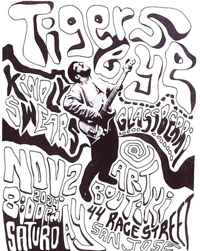 Tigers Eye, Kindly Swears, Glassberry poster