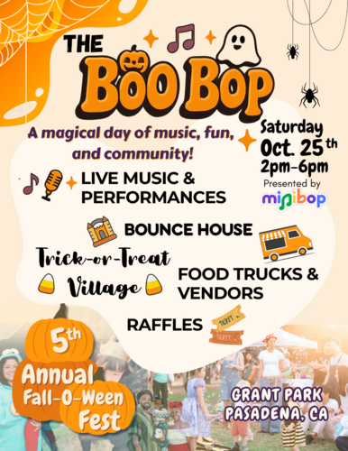 Boo Bop  - 5th Annual Halloween Music Fest poster