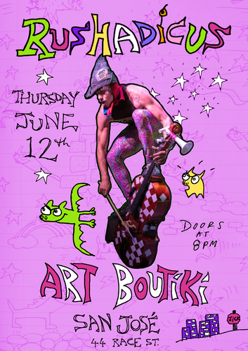 RUSHADICUS - THE INFAMOUS CELLO GOBLIN poster