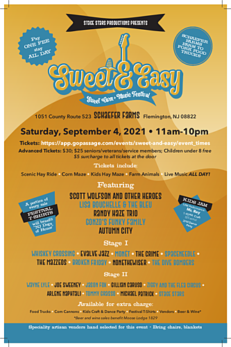 Sweet And Easy Music Festival poster