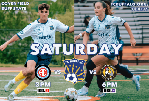 FC Buffalo USL Doubleheader: USL2 vs Akron City, W League vs Pittsburgh Riveters poster