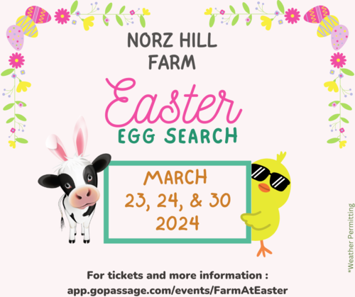 Easter at the Farm poster