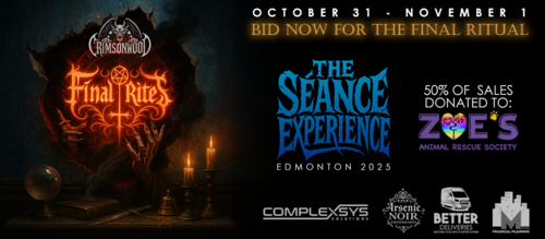 Seance Experience | Final Rites Auction poster