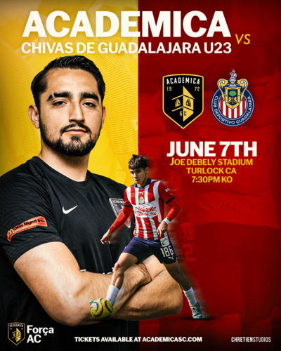 INTERNATIONAL FRIENDLY - vs. Chivas de Guadalajara U23 poster