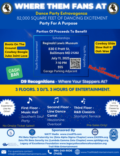 Where Them Fans AT Dance Party poster