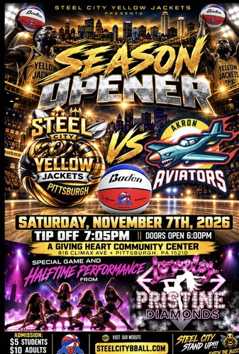 Steel City Yellow Jackets Season Opener!🐝 poster