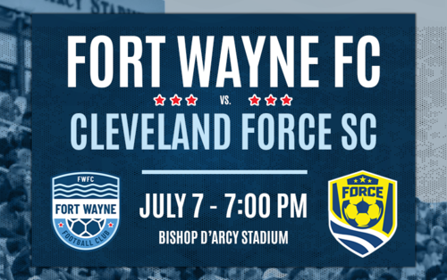 FWFC vs Cleveland Force SC poster