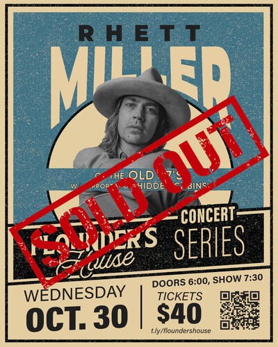 Rhett Miller of The Old 97's - with Hidden Cabins opening poster