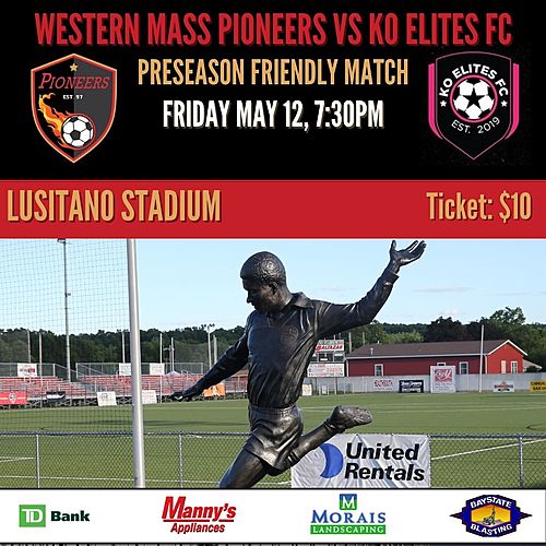 Western Mass Pioneers vs. KO Elites FC (friendly game) image
