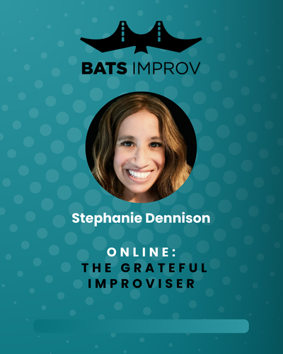 Online: The Grateful Improviser with Stephanie Dennison - 08/11/25 poster