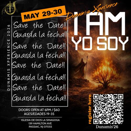 Church of God Northeast Hispanic Region's Dunamis: I AM / YO SOY (ages 19-35)  poster