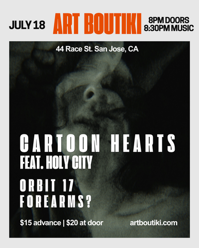 Cartoon Hearts w/ Holy city,  Orbit 17, Forearms? poster
